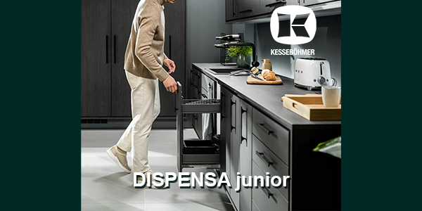 Как решить проблему нехватки места на кухне - поможет DISPENSA junior slim от Kesseböhmer Kessebohmer в Ставрополе