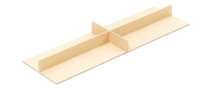 Делитель для приборов, ФайнЛайн Линик 300 мм, 137x472x37,5 мм, 1 шт Kessebohmer